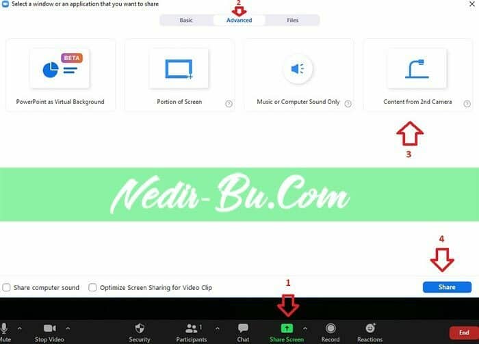 zoom-ikinci-kamera-ayarları-sayfası