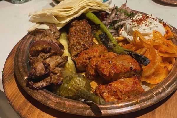 sıralı kebap menüsü