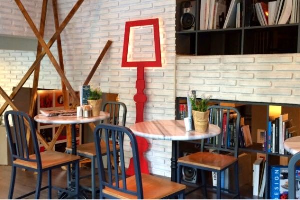tasarım book cafe