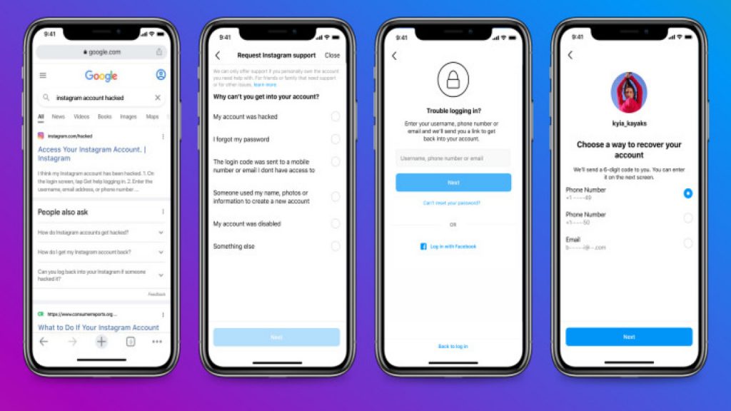 Çalınan Instagram hesaplarını geri almak kolaylaşıyor