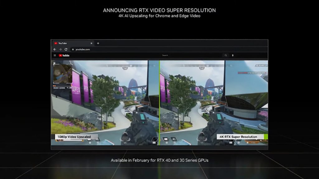 NVIDIA, CES 2023’te Yeni RTX Video Super Resolution Teknolojisini Tanıttı