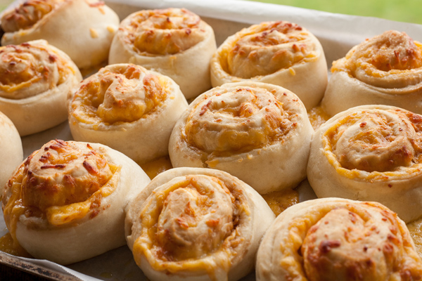 cheddar peynirli poğaça