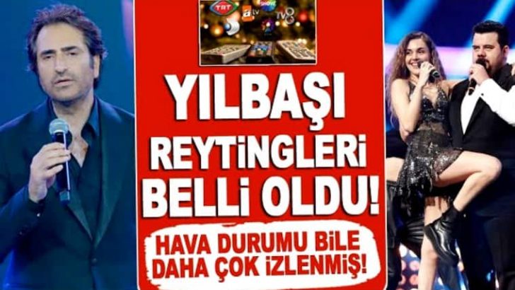31 Aralık 2022 Cumartesi Yılbaşı Reytingleri En Çok İzlenen Programlar
