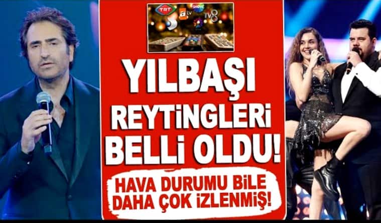 31 Aralık 2022 Cumartesi Yılbaşı Reytingleri En Çok İzlenen Programlar
