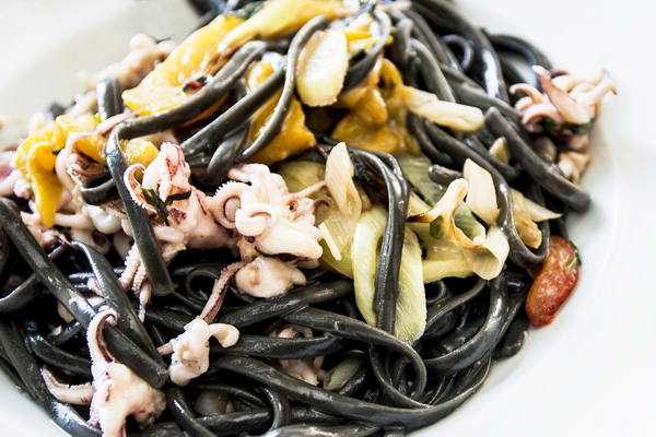 Spaghetti in Nero di Seppia