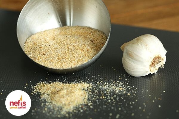 sarımsak tozu yapımı