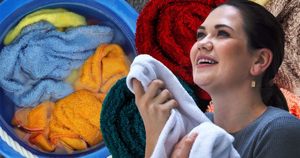 Kaktüs gibi batan havluları yumuşacık yapmak çok kolay! Tek malzeme ile havlular ilk günkü gibi olacak