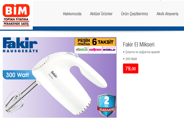 bim indirim