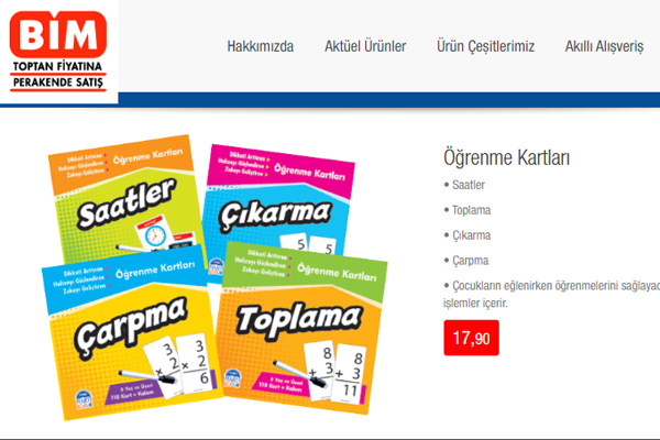 bim ürünleri