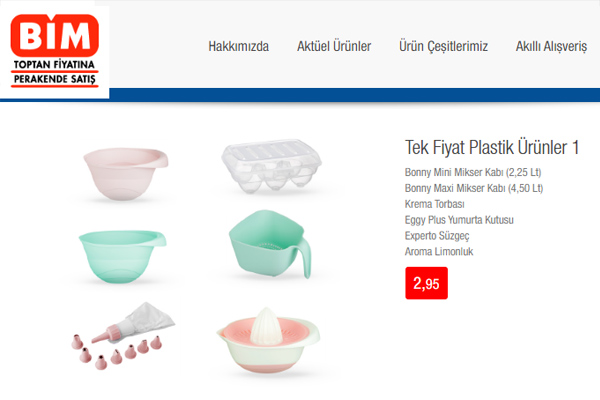 bim ürünleri