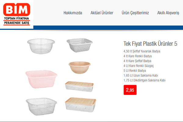 bim ürünleri