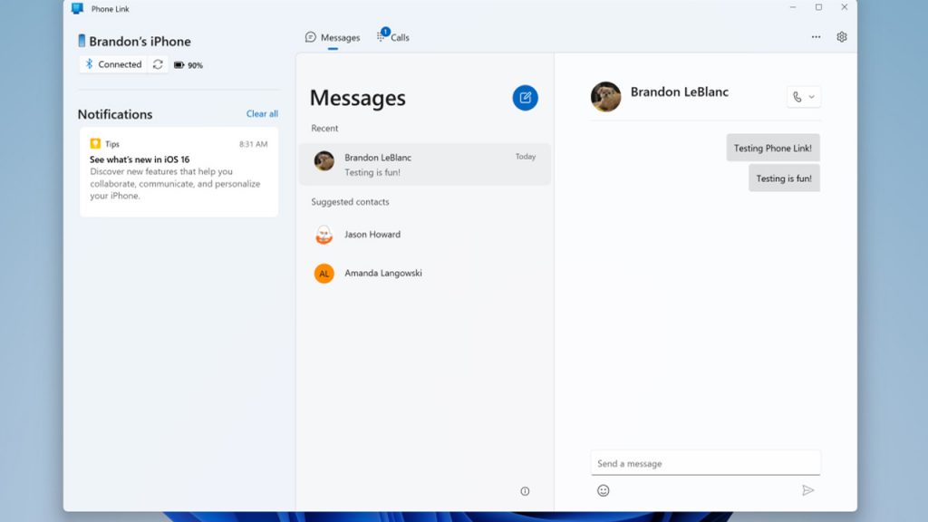 Microsoft, sınırlı olsa da Windows üzerinde iMessage desteği getiriyor…