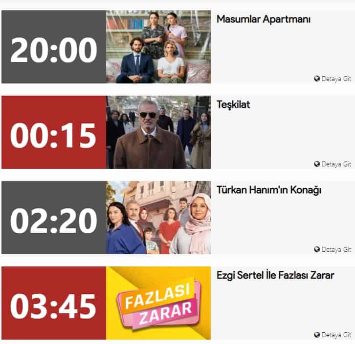 Teşkilat Dizisi Tekrarları Ne Zaman Hangi Gün Saat Kaçta?