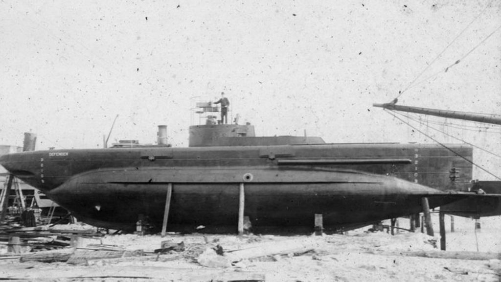 100 yıllık deneysel denizaltının batığı bulundu…