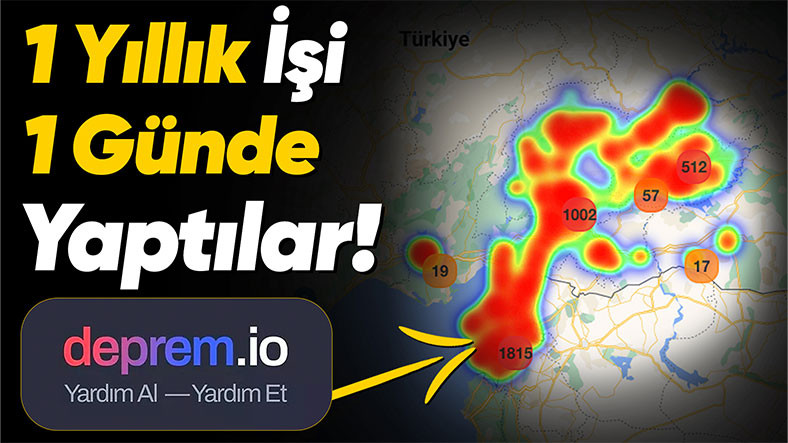 23 Bin Gönüllü Yazılımcıdan Hayat Kurtaran Platform: Afet.org