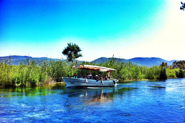 azmak nehri tekne turu