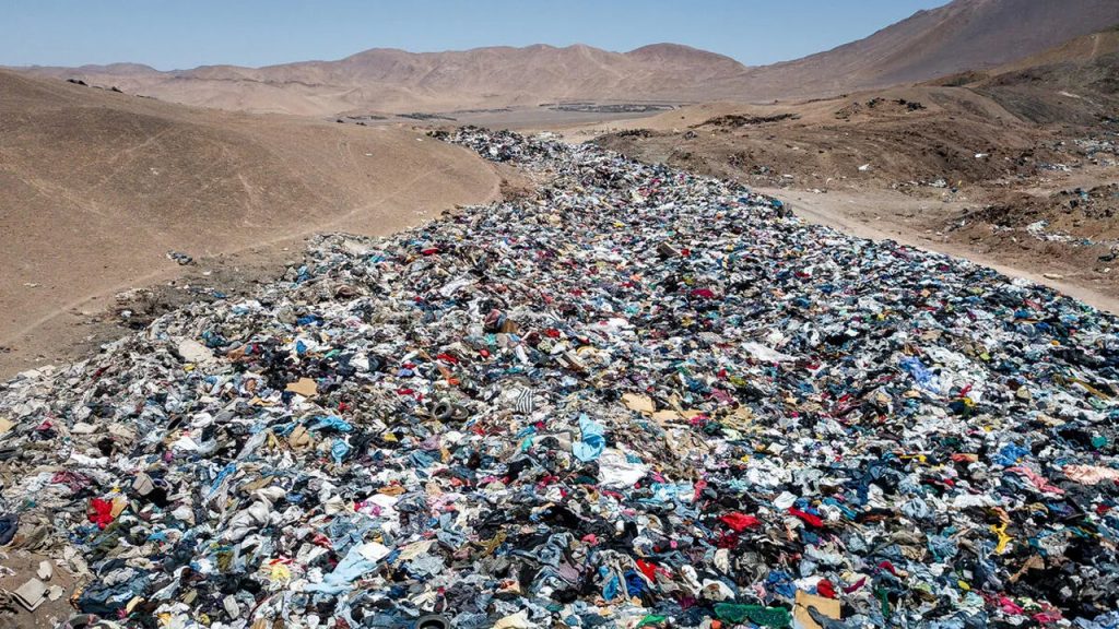 Şili’deki Atacama Çölü’nde yer alan kum-dışı yığınlar…